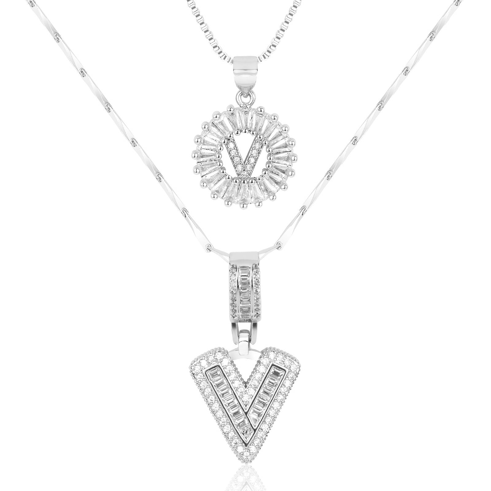 GemLetter Ketting - Initiaal Hanger met Luxe Glans