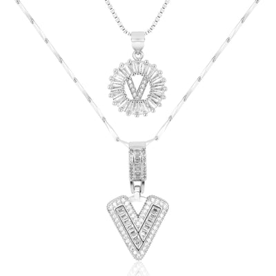 GemLetter Ketting - Initiaal Hanger met Luxe Glans