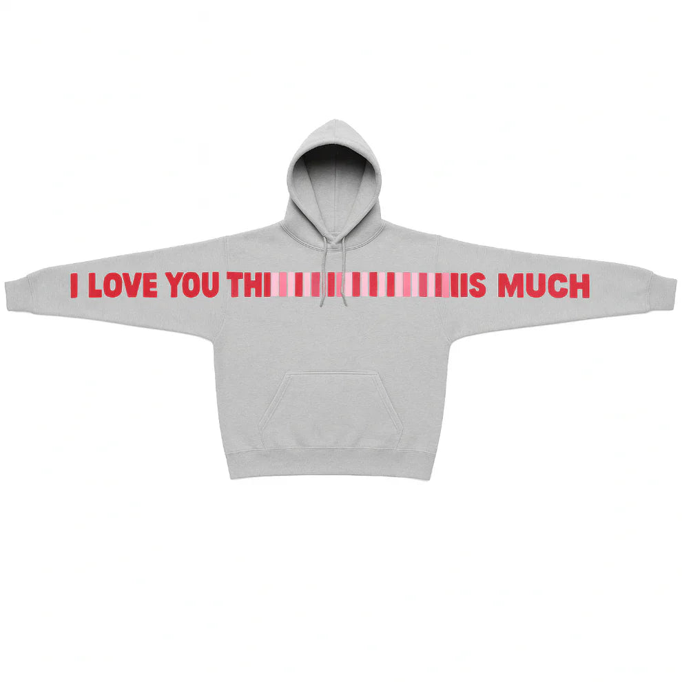 LoveYou - Hoodie met een boodschap