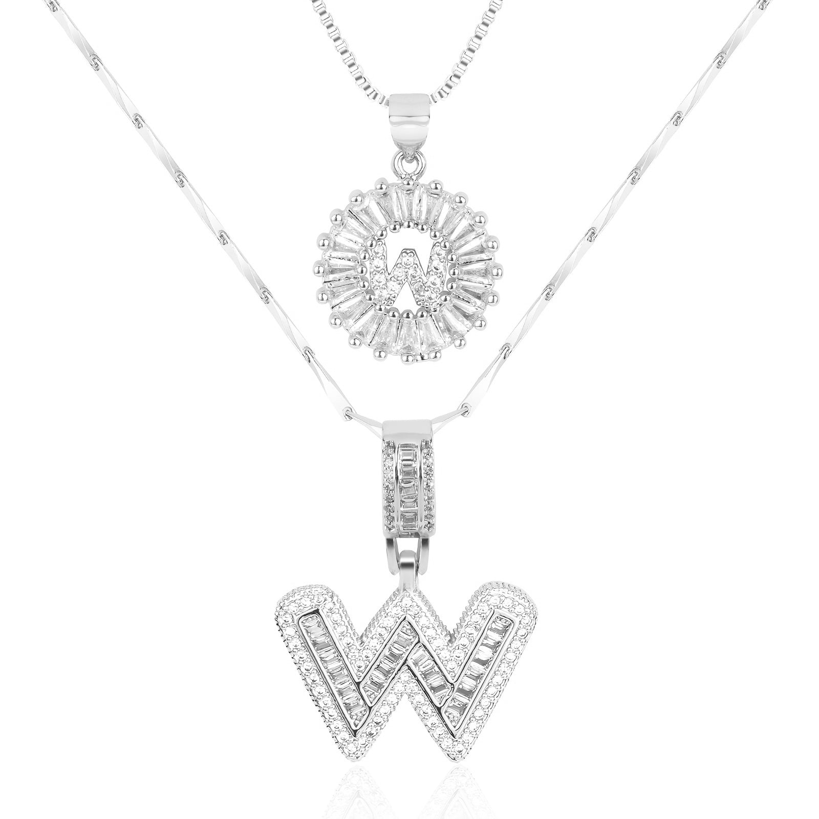 GemLetter Ketting - Initiaal Hanger met Luxe Glans