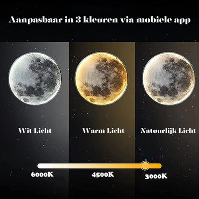 Maanlamp - Magische Dimbare Wandlamp - Moonéra
