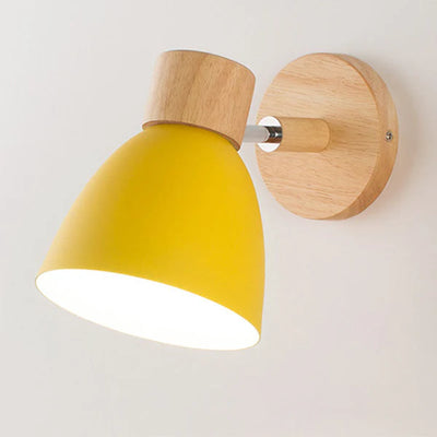 NordiGlow - Applique scandinave au design bois et fer