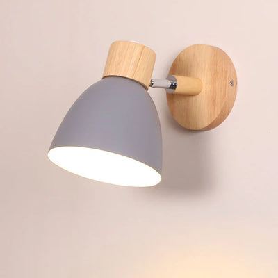NordiGlow - Applique scandinave au design bois et fer