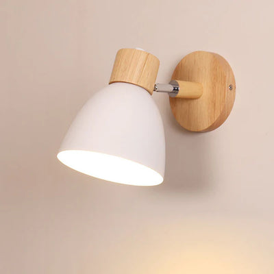 NordiGlow - Applique scandinave au design bois et fer