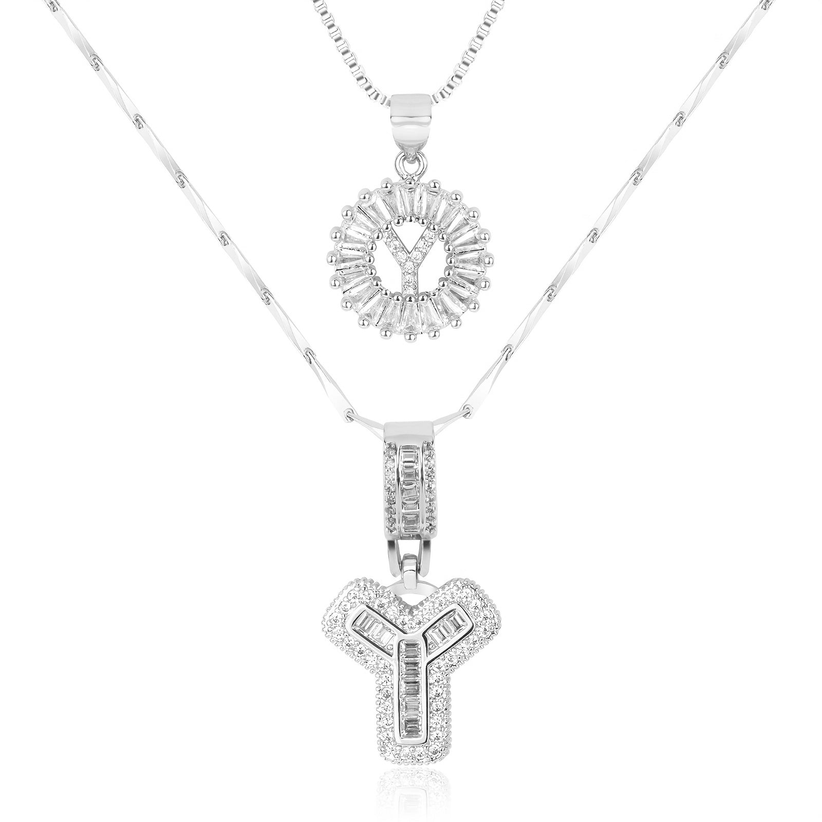 GemLetter Ketting - Initiaal Hanger met Luxe Glans