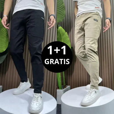 Timo | Stretch Cargobroek 1+1 GRATIS