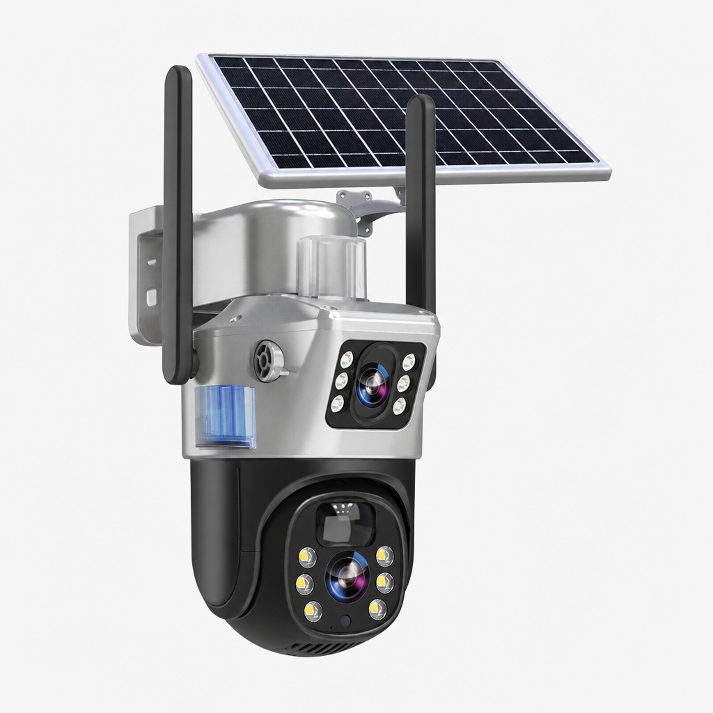 4K Solar Bewakingscamera - Volledig Draadloos Met Nachtzicht