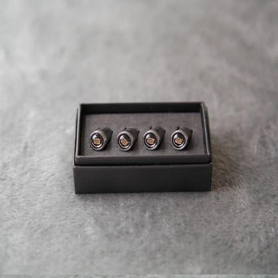 Capuchons de valve de pneu en fibre de carbone – Kit de protection de roue étanche