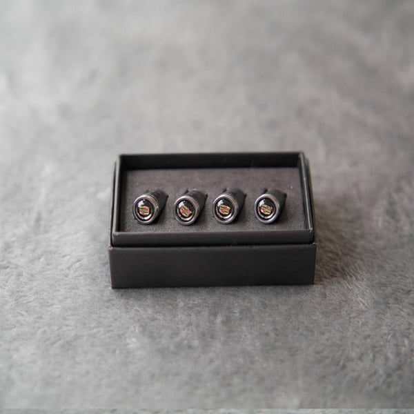 Capuchons de valve de pneu en fibre de carbone – Kit de protection de roue étanche