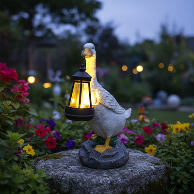 Solar Eend - Decoratieve Tuinlamp Op Zonne-Energie