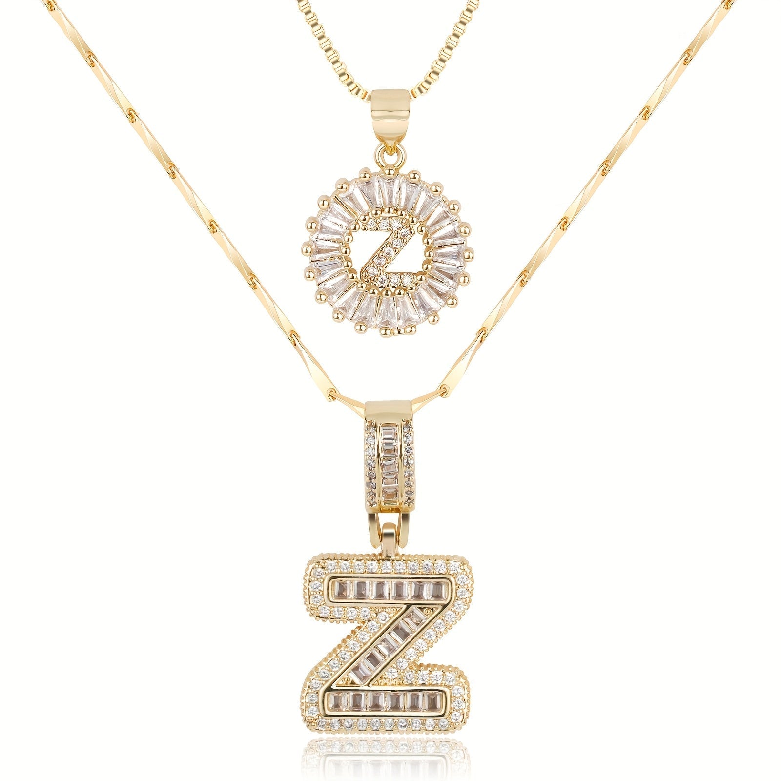 GemLetter Ketting - Initiaal Hanger met Luxe Glans