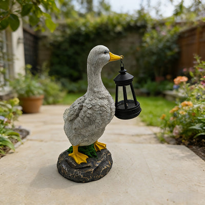 Solar Eend - Decoratieve Tuinlamp Op Zonne-Energie