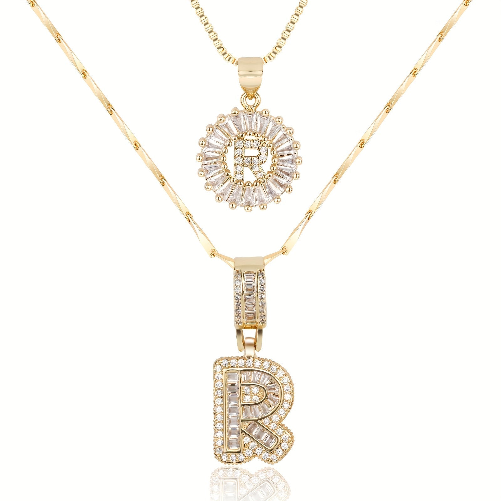 GemLetter Ketting - Initiaal Hanger met Luxe Glans