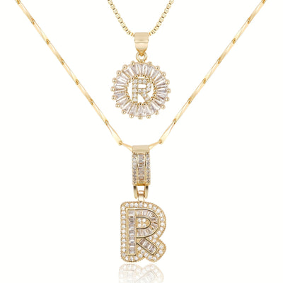 GemLetter Ketting - Initiaal Hanger met Luxe Glans