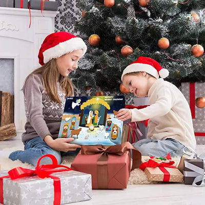 Kerstverwondering: 24-Delige Uitknipbare Adventskalender