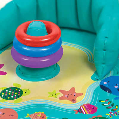 BabySplash™ – Opblaasbaar Babybadje met Zonnescherm
