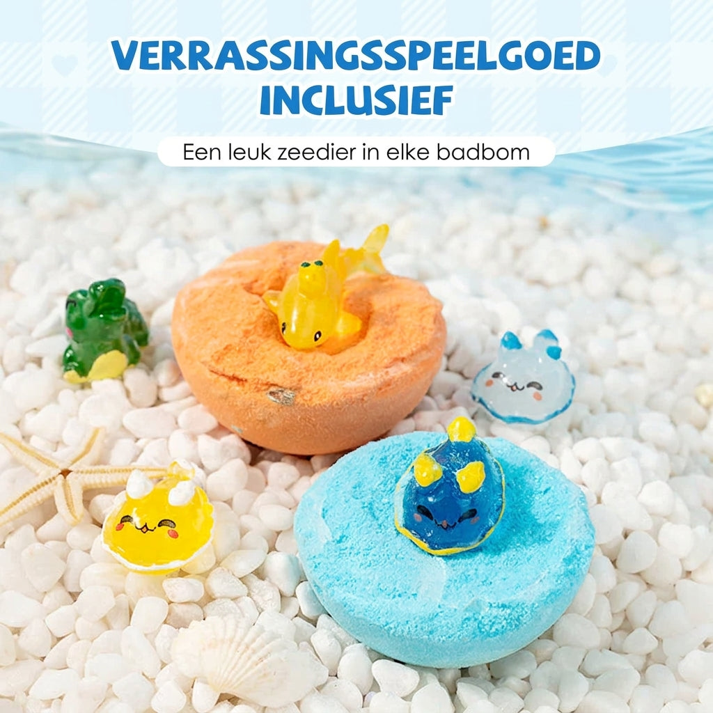 BathBomb - Coffret cadeau de 12 bombes de bain pour enfants