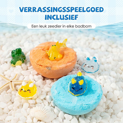 BathBomb - Coffret cadeau de 12 bombes de bain pour enfants