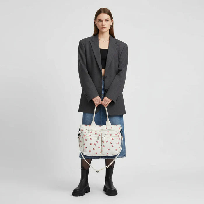Sac à bandoulière Norelia - Sac Vintage en Velours Côtelé