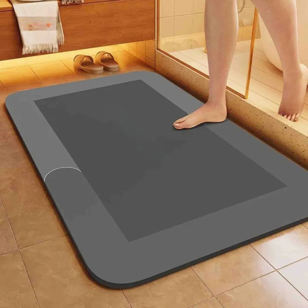 Tapis de bain AquaSoft - Confort séchant rapidement et antidérapant
