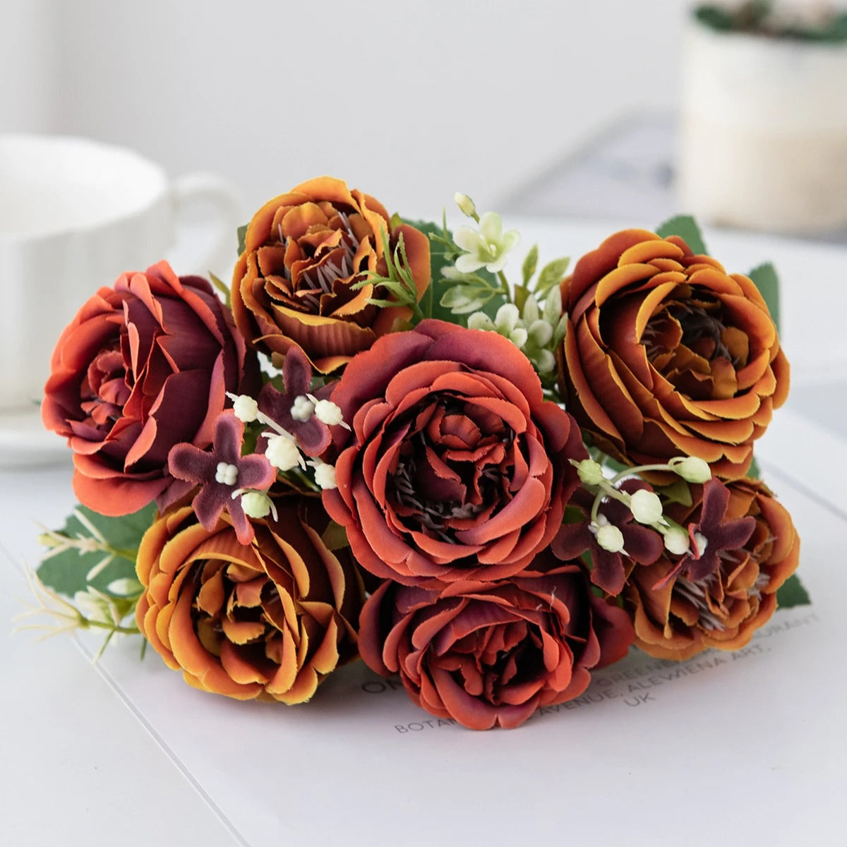 Boeket Zijde Rozen