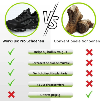 WorkFlex Pro - Veiligheids schoenen - Lichtgewicht Werkschoenen met Maximale Bescherming