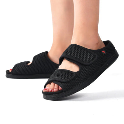 ComfortStep - Chaussures pour diabétiques - Chaussures extra larges et confortables avec fermeture velcro