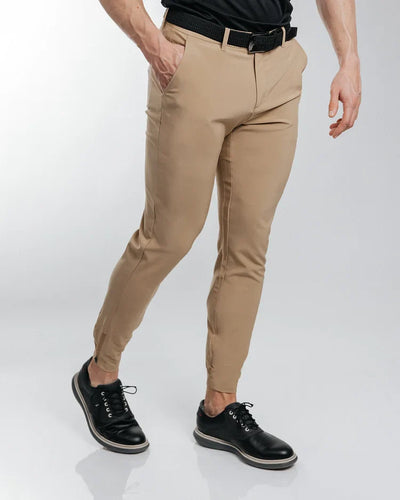 James™ | Slim Fit Joggingbroek met enkelritsen