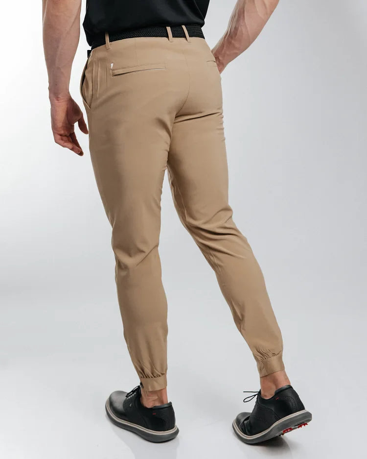 James™ | Slim Fit Joggingbroek met enkelritsen