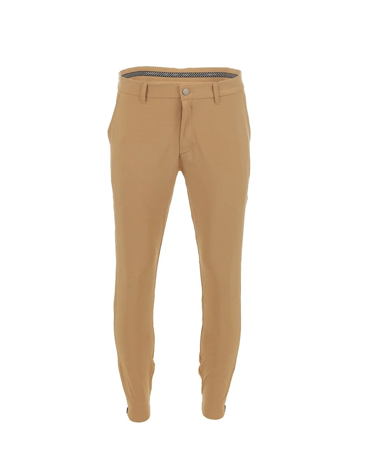 James™ | Slim Fit Joggingbroek met enkelritsen