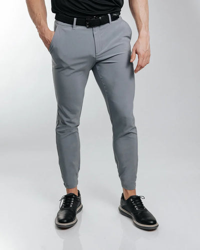 James™ | Slim Fit Joggingbroek met enkelritsen