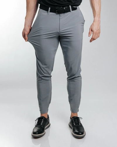 James™ | Slim Fit Joggingbroek met enkelritsen