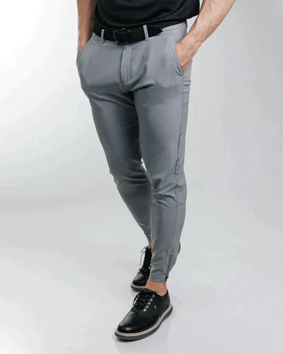 James™ | Slim Fit Joggingbroek met enkelritsen