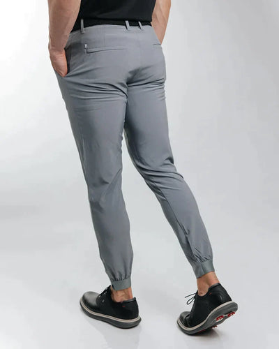 James™ | Slim Fit Joggingbroek met enkelritsen
