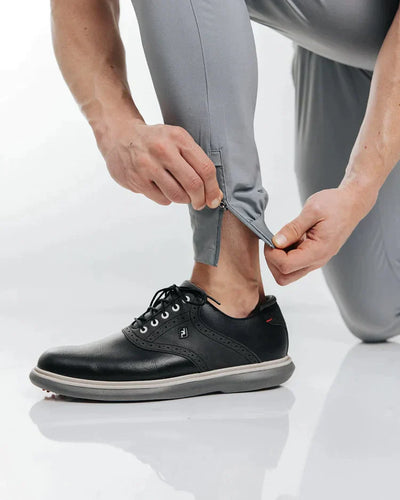 James™ | Slim Fit Joggingbroek met enkelritsen