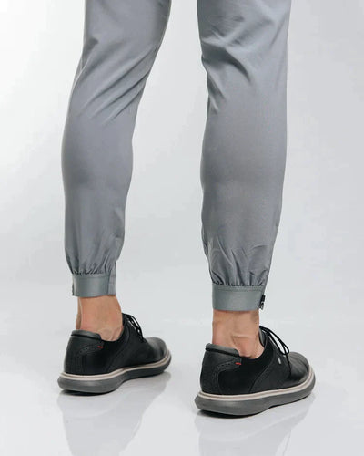 James™ | Slim Fit Joggingbroek met enkelritsen
