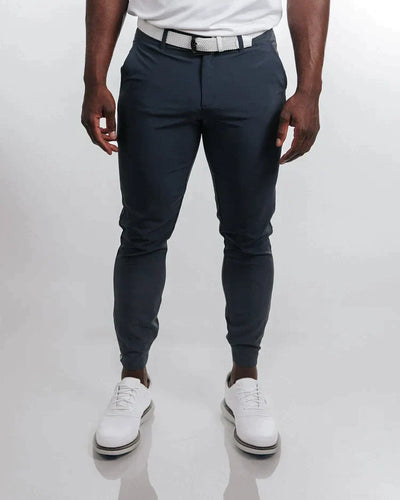 James™ | Slim Fit Joggingbroek met enkelritsen