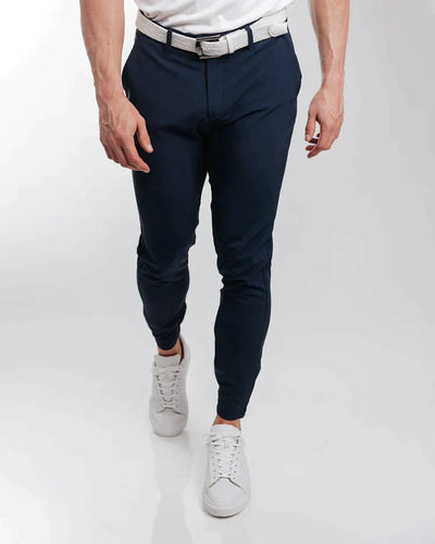 James™ | Slim Fit Joggingbroek met enkelritsen