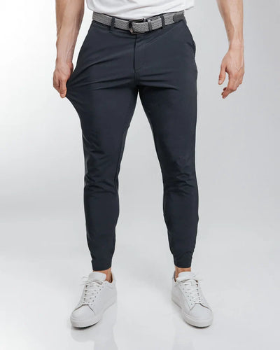 James™ | Slim Fit Joggingbroek met enkelritsen