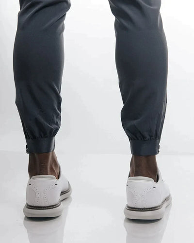James™ | Slim Fit Joggingbroek met enkelritsen