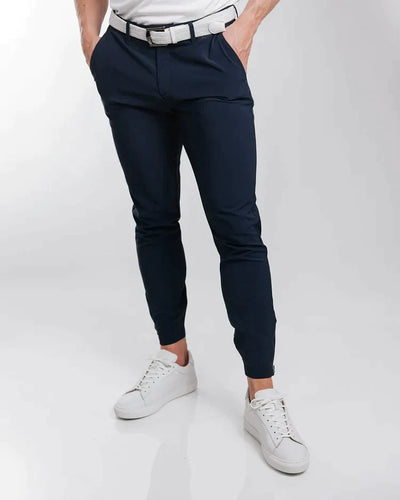 James™ | Slim Fit Joggingbroek met enkelritsen