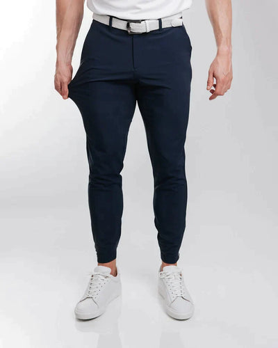 James™ | Slim Fit Joggingbroek met enkelritsen