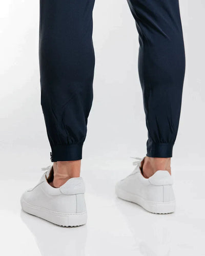 James™ | Slim Fit Joggingbroek met enkelritsen