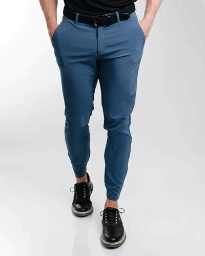 James™ | Slim Fit Joggingbroek met enkelritsen