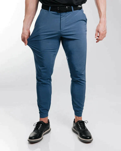 James™ | Slim Fit Joggingbroek met enkelritsen