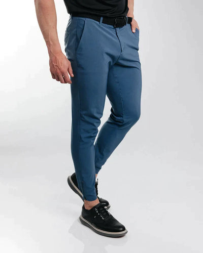 James™ | Slim Fit Joggingbroek met enkelritsen