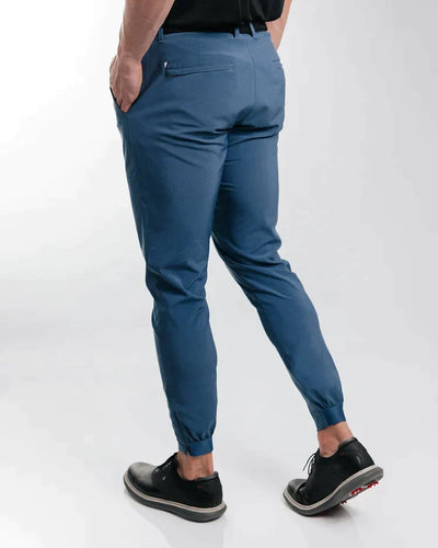 James™ | Slim Fit Joggingbroek met enkelritsen