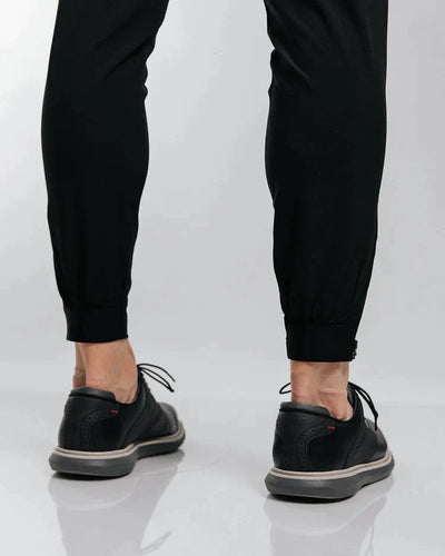 James™ | Slim Fit Joggingbroek met enkelritsen