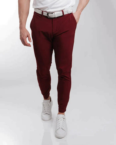 James™ | Slim Fit Joggingbroek met enkelritsen