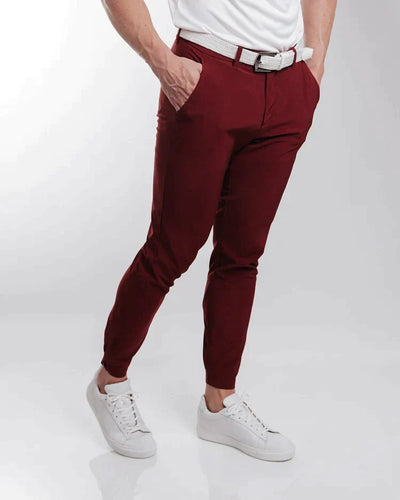 James™ | Slim Fit Joggingbroek met enkelritsen